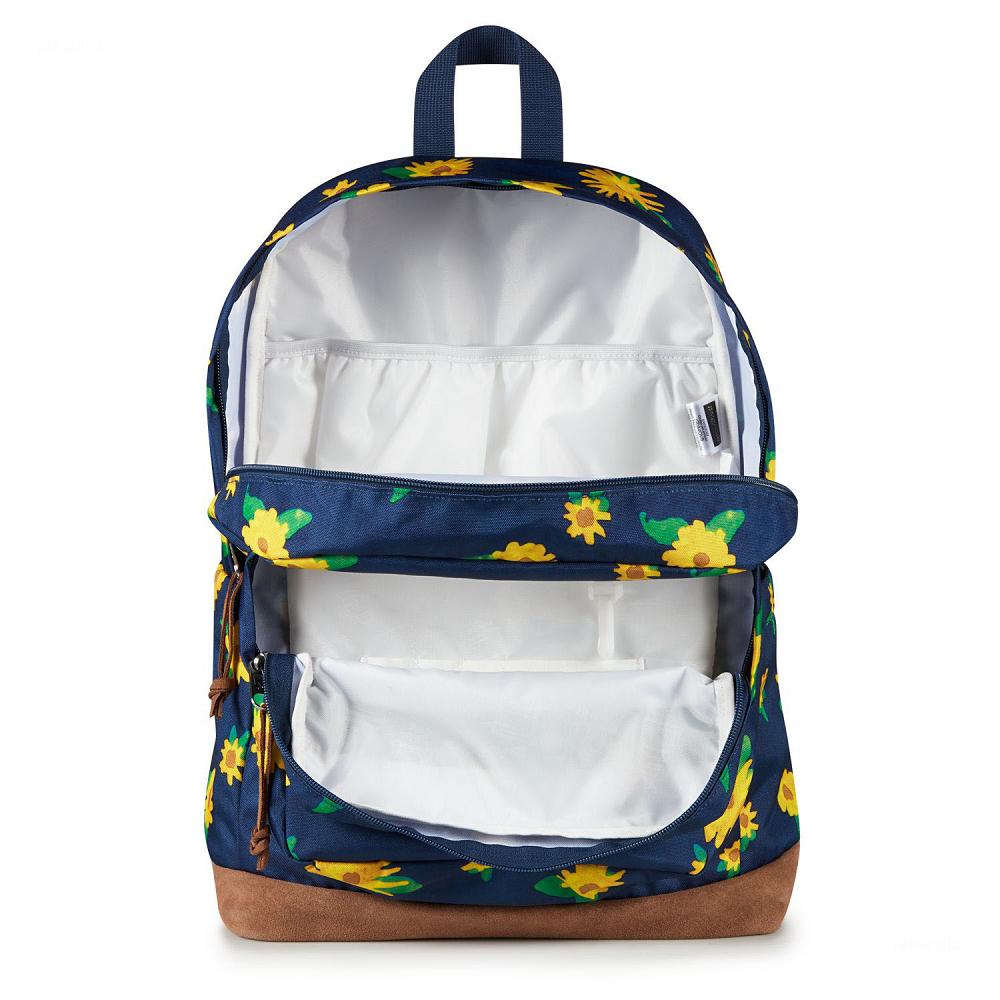 Sac à Dos Ordinateur JanSport Right Pack Bleu Marine Jaune | BIP-04663376